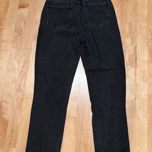Pac Sun Womens Mom Jeans Denim faded Black 25